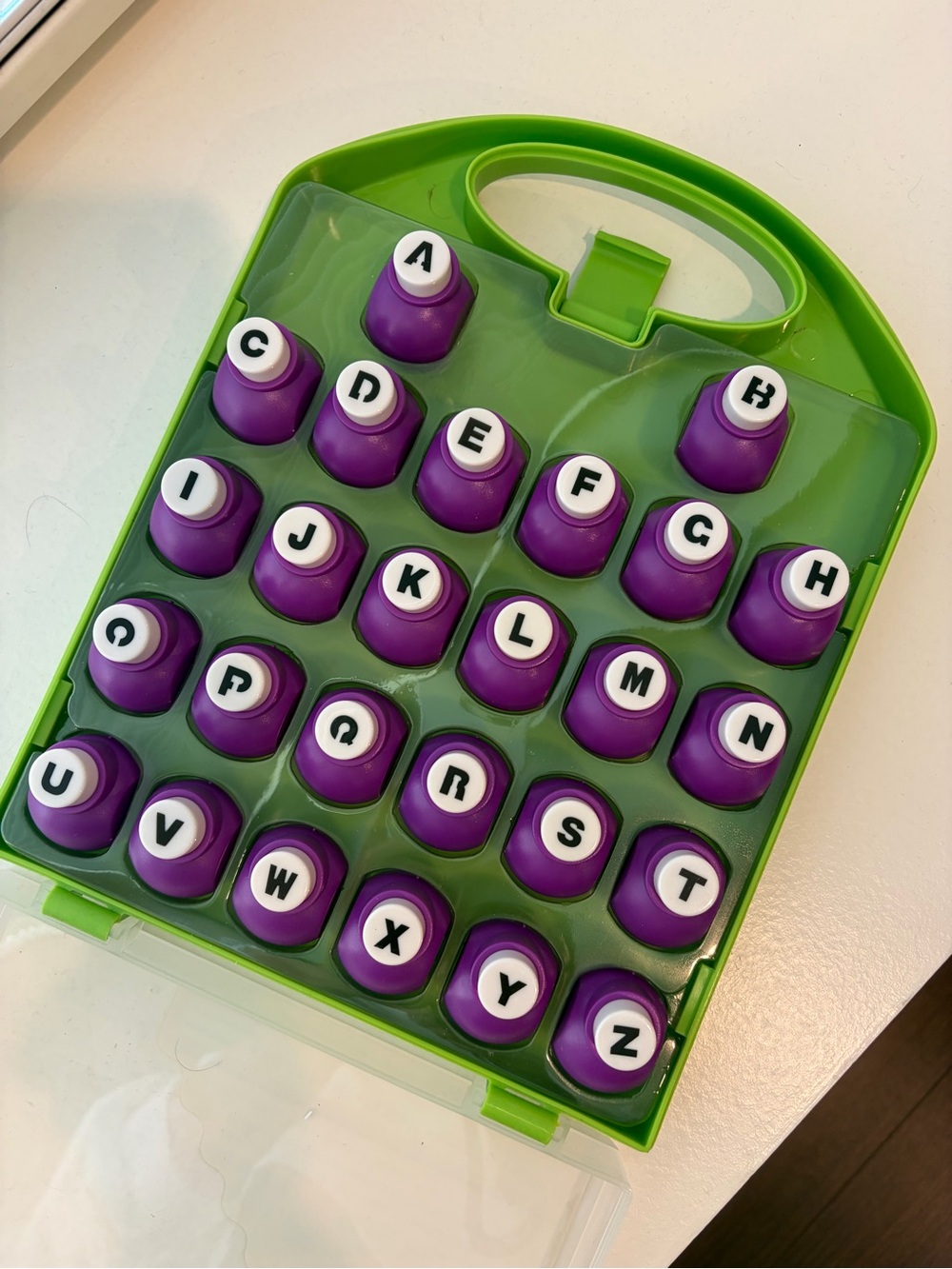 Alphabet Letter Punch Set With Case